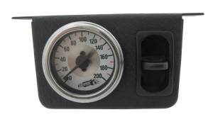 Air Lift Single Needle Gauge Panel With One Paddle Switch- 200 PSI | 26161