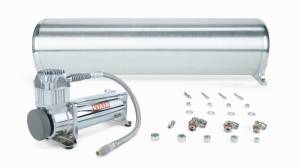 Air Lift 24in FLO Tank w/ Viair 444c Compressor (Incl. Fittings & Tank Mounting Hardware) | 27763