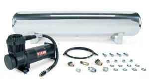 Air Lift 4 Gal. Polished Tank w/ Viair 444b Blk Compressor (Incl. Fittings & Mounting Hardware) | 27806