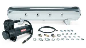 Air Lift 4 Gal. 7-Port Tank w/ Viair 444b Blk Compressor (Incl. Fittings & Mounting Hardware) | 27807