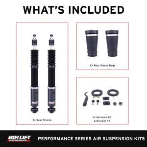 Air Lift - Air Lift Performance 2005-2014 Ford Mustang (S197) Rear Kit (3/8 Fittings Not Included) | 76515 - Image 2