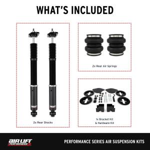 Air Lift - Air Lift 11-23 Dodge Charger / 15-23 Dodge Challenger Performance Rear Kit | 76517 - Image 2