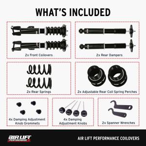 Air Lift - Air Lift Performance 11-23 Chrysler 300 / 15-23 Dodge Challenger Coilover Kit | 79017 - Image 2