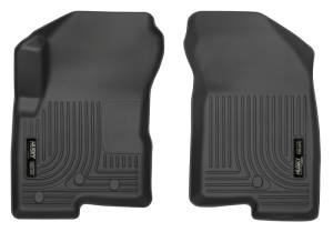 Husky Liners 07-12 Dodge Caliber / 07-12 Jeep Compass WeatherBeater Front Row Black Floor Liners | 13001
