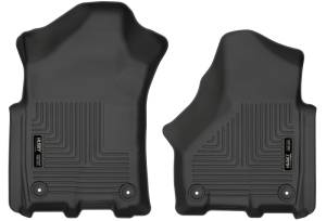 Husky Liners 2019 Ram 2500/3500 Crew Cab/Mega Cab WeatherBeater Black Front Floor Liners | 13051