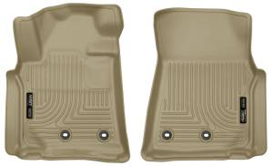 Husky Liners 13-16 Lexus LX570 / 13-16 Toyota Land Cruiser WeatherBeater Front Tan Floor Liners | 13093 - Image 3