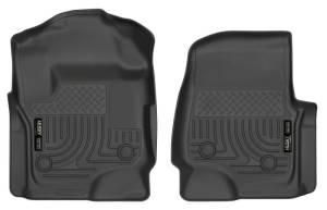 Husky Liners - Husky Liners 17 Ford F-250 Super Duty SuperCab WeatherBeater Black Floor Liners | 13321 - Image 2