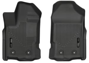 Husky Liners 2019 Ford Ranger SuperCrew Cab & SuperCab WeatherBeater Black Floor Liners | 13411