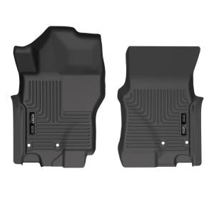 Husky Liners  2022 Nissan Frontier King Cab Ext. Cab/CC  WeatherBeater Black Front Floor Liners | 13521