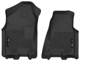 Husky Liners 2019 Ram 1500 Crew Cab WeatherBeater Black Front Row Floor Liners | 13741
