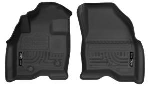 Husky Liners - Husky Liners 15-17 Ford Explorer WeatherBeater Black Front Floor Liners | 13761 - Image 2