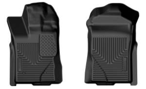 Husky Liners 2024 Ford Ranger Supercrew WeatherBeater Front Floor Liners - Black | 13791