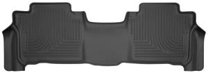 Husky Liners 13-16 Lexus LX570 / 13-16 Toyota Land Cruiser WeatherBeater 2nd Row Black Floor Liners | 14091 - Image 3