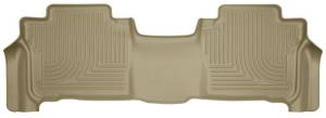 Husky Liners 13-16 Lexus LX570 / 13-16 Toyota Land Cruiser WeatherBeater 2nd Row Tan Floor Liners | 14093HUL - Image 2