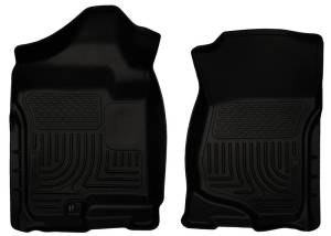 Husky Liners 07-14 Cadillac Escalade ESV/EXT Weatherbeater Black Front Floor Liners | 18201 - Image 4