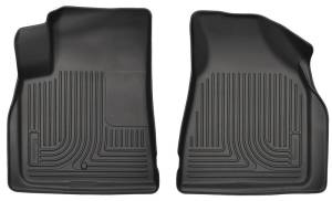Husky Liners - Husky Liners 09-14 Chevy Traverse/07-14 GMC Acadia Weatherbeater Black Front Floor Liners | 18211 - Image 2