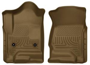 Husky Liners - Husky Liners 14 Chevrolet Silverado 1500/GMC Sierra 1500 WeatherBeater Tan Front Floor Liners | 18233 - Image 5