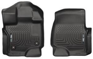 Husky Liners - Husky Liners 15-23 Ford F-150 Super/Super Crew Cab WeatherBeater Black Front Floor Liners | 18361 - Image 6