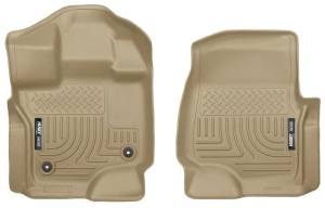 Husky Liners - Husky Liners 15-23 Ford F-150 Super/Super Crew Cab WeatherBeater Tan Front Floor Liners | 18363 - Image 4