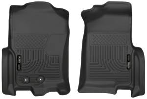 Husky Liners 2015 Ford Expedition/Lincoln Navigator WeatherBeater Front Black Floor Liners | 18371 - Image 1