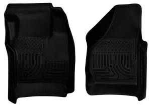 Husky Liners 08-10 Ford SuperDuty Regular/Super/Crew Cab WeatherBeater Black Floor Liners | 18381 - Image 4