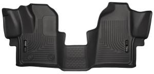 Husky Liners 2015 Ford Transit-150/Transit-250/Transit-350 WeatherBeater Front Black Floor Liners | 18771