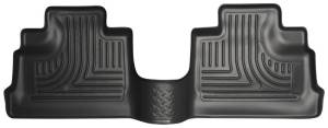 Husky Liners - Husky Liners 11-12 Jeep Wrangler Unlimited (4 Door) WeatherBeater 2nd Row Black Floor Liners | 19021 - Image 5