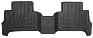 Husky Liners 15 Chevrolet Colorado Crew Cab WeatherBeater Black 2nd Seat Floor Liners | 19111 - Image 1