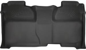 Husky Liners - Husky Liners 14 Chevrolet Silverado 1500/GMC Sierra 1500 WeatherBeater Black 2nd Seat Floor Liners | 19231 - Image 3