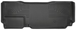 Husky Liners 11-15 Ford F250/F350/F450 Super Duty Ext Cab WeatherBeater Black 2nd Seat Floor Liners | 19721 - Image 4