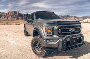 Husky Liners - Husky Liners 17-22 Ford F-250/350/450/550 Aeroskin Lightshield PRO - Blk | 2820135 - Image 4