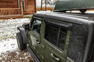 Husky Liners 18-24 Jeep Wrangler JLU Sport/Sahara/Rubicon Ventvisor Low Profile (4pc) - Smoke | 2854066