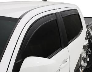 Husky Liners 07-21 Toyota Tundra CrewMax Ventvisor Low Profile 4pc - Matte Black | 2857012