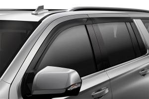 Husky Liners 21-25 Cadillac Escalade/Chevrolet Tahoe/GMC Yukon Ventvisor Low Pro (4pc) - Matte Blk | 2857088