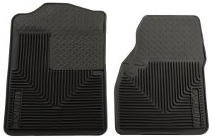 Husky Liners 94-01 Dodge Ram 1500/2500/3500/80-96 Ford Bronco Heavy Duty Black Front Floor Mats | 51041