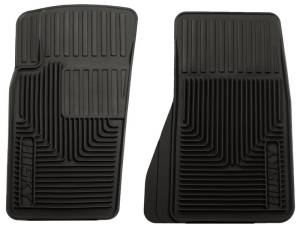 Husky Liners 07-11 Jeep Wrangler (Base/Unlimited)/02-07 Liberty Heavy Duty Black Front Floor Mats | 51081 - Image 1