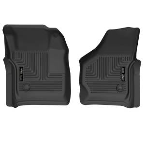 Husky Liners 99-07 Ford F-250 Super Duty Crew Cab X-act Contour Front Floor Liners (Black) | 51791 - Image 1