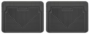Husky Liners - Husky Liners 12-13 Dodge Ram/88-09 Toyota 4Runner Heavy Duty Black 2nd Row Floor Mats | 52021 - Image 5