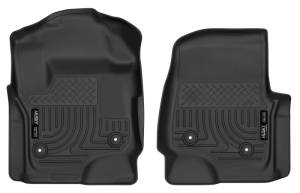 Husky Liners - Husky Liners 2017 Ford F250 Crew Cab Vinyl X-Act Contour Black Floor Liners | 52731 - Image 2