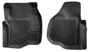 Husky Liners 11-12 Ford F250/F350/F450 Series Reg/Super/Crew Cab X-Act Contour Black Floor Liners | 53301