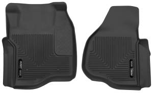Husky Liners - Husky Liners 11-12 Ford F250/F350/F450 Series Reg/Super/Crew Cab X-Act Contour Black Floor Liners | 53301 - Image 3