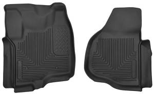 Husky Liners - Husky Liners 12-13 F-250/F-350/F-450 Super Duty X-Act Contour Black Front Floor Liners | 53321 - Image 4
