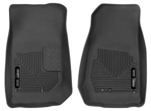 Husky Liners 2007-2014 Jeep Wrangler (2Dr/4Dr Unlimited) X-Act Contour Black Front Floor Liners | 53571 - Image 2