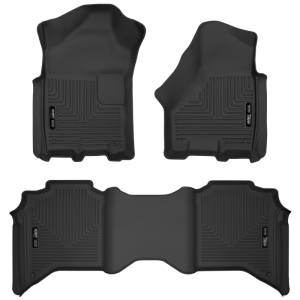 Husky Liners 19-20 Dodge Ram 2500/3500 Crew Cab X-Act Contour Front and Second Row Seat Floor Liners | 53638