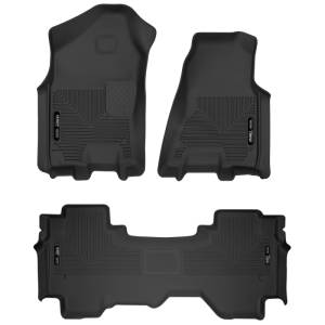 Husky Liners 19-24 Dodge Ram 1500 X-Act Front + 2nd Seat Floor Liner Set - Black | 53698