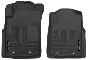 Husky Liners - Husky Liners 12-14 Toyota Tacoma Pickup(Crew / Ext / Std Cab) X-Act Contour Black Front Floor Liners | 53701 - Image 3