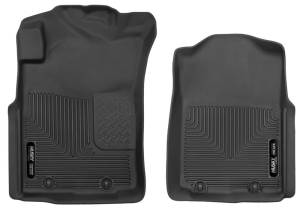 Husky Liners 05-11 Toyota Tacoma Pickup(Crew / Ext / Std Cab) X-Act Contour Black Front Floor Liners | 53721 - Image 3