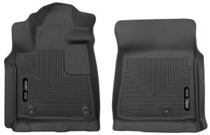 Husky Liners - Husky Liners 07-11 Toyota Tundra Pickup(Crew / Ext / Std Cab) X-Act Contour Black Front Floor Liners | 53731 - Image 4