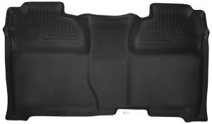 Husky Liners - Husky Liners 14-15 Chevy Silverado Crew Cab X-Act Contour Black 2nd Row Floor Liners | 53901 - Image 2