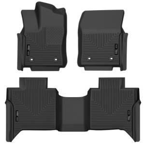 Husky Liners 2022 Toyota Tundra DC X-ACT Front & 2nd Seat Floor Liner - Blk | 53938